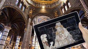 Siena-Pass mit Tablet :: Besichtigung der Stadt mit einem Multimedia-Führer