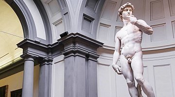 フィレンツェガイドツアー :：アカデミア美術館とダヴィデ像を見る
