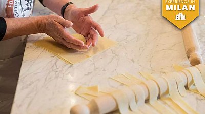 Clase privada de cocina de pasta y risotto en Milán y recorrido gastronómico por el mercado ❒ Italy Tickets